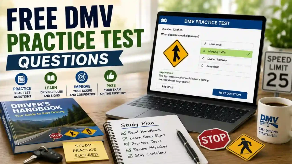 Free DMV Practice Test Questions