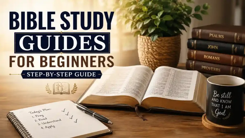 Bible Study Guides for Beginners with a Step-by-Step Bible Study Guide