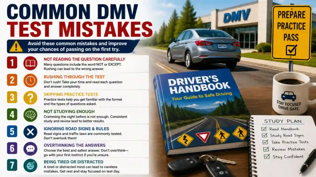Common DMV Test Mistakes