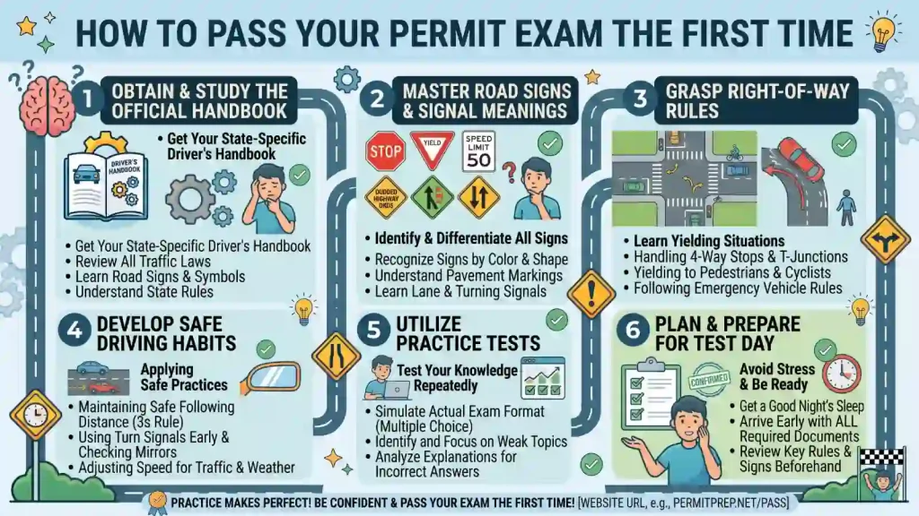 How to Pass Your Permit Exam the First Time
