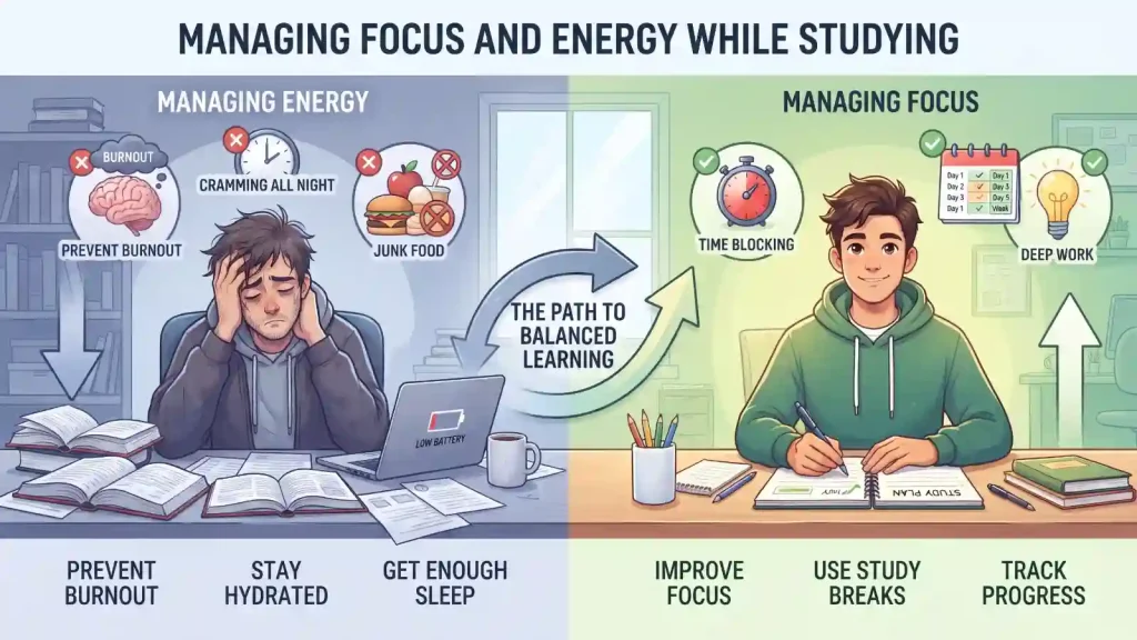 Managing Focus and Energy While Studying