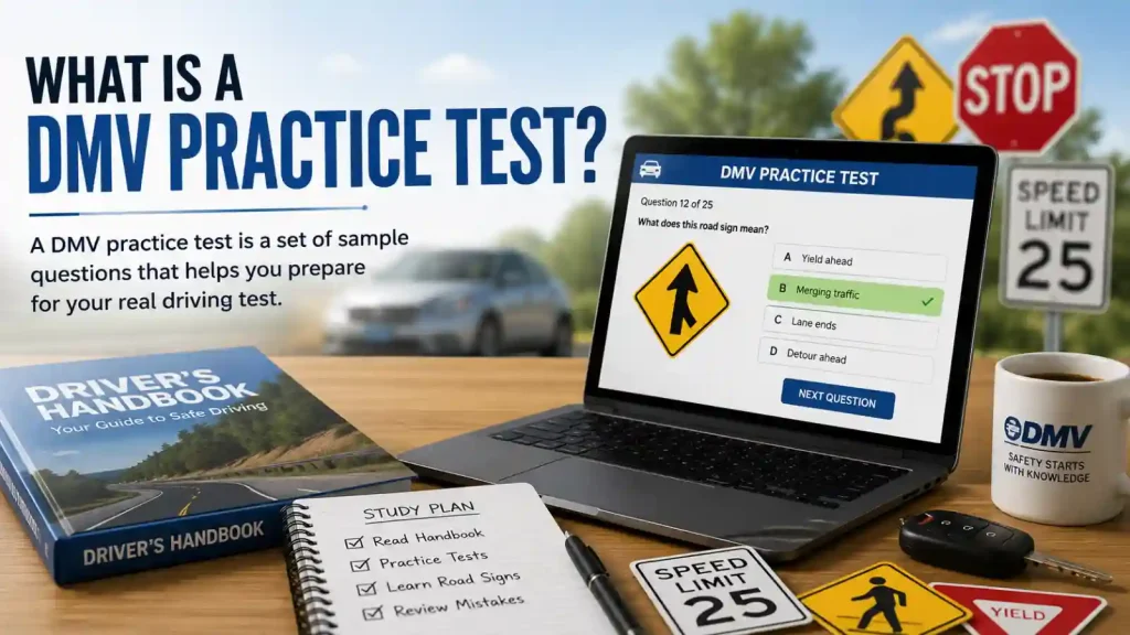 What Is a DMV Practice Test?
