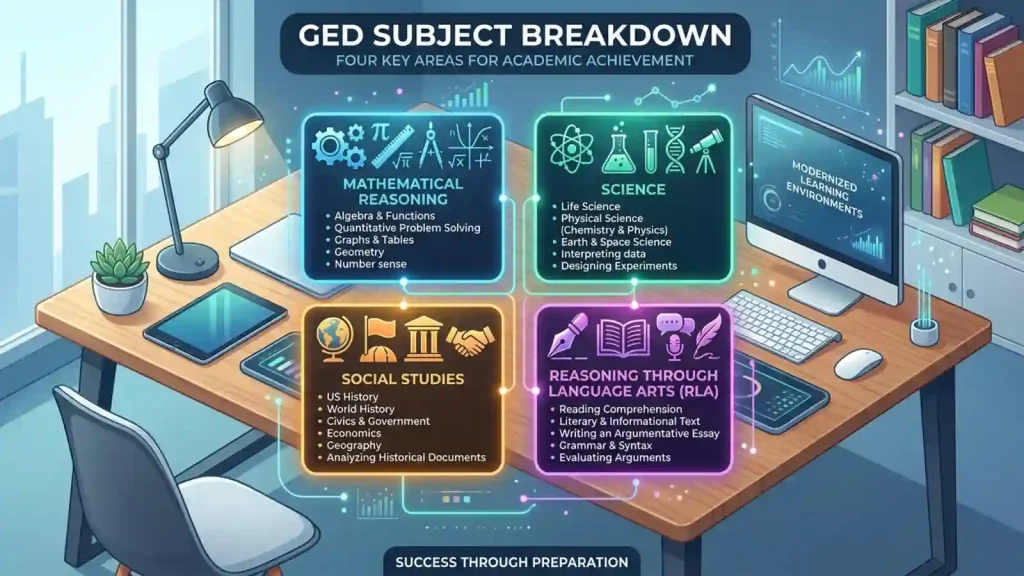 GED Subject Breakdown