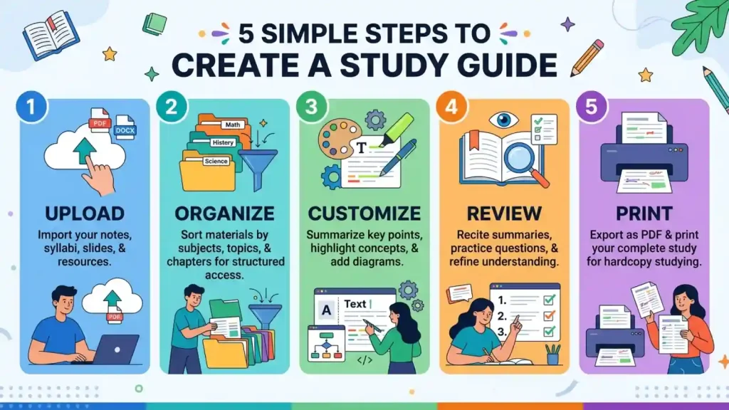 Step-by-Step: How to Make a Study Guide